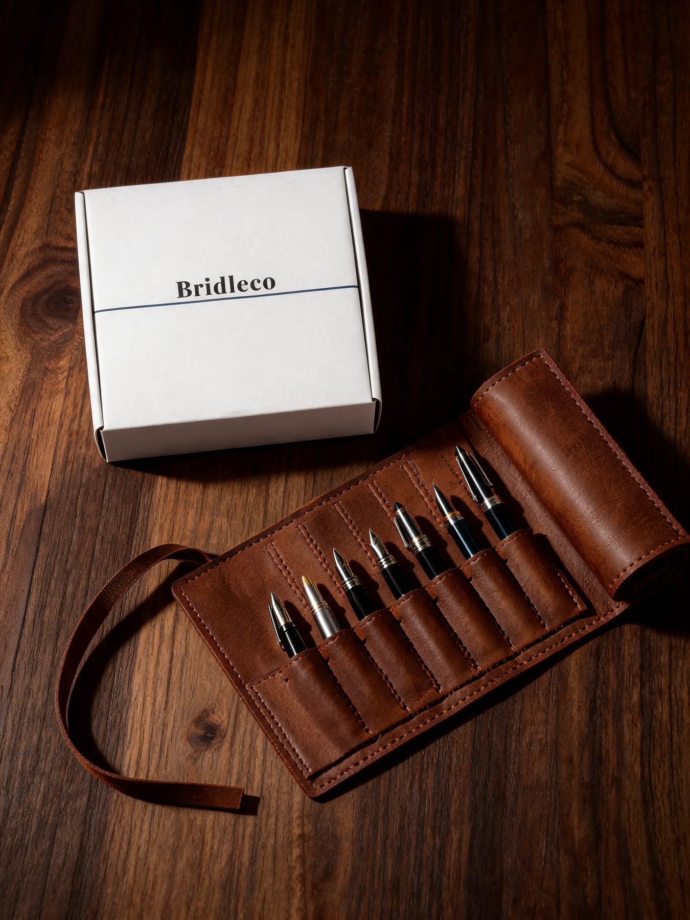 Leather Pen Roll